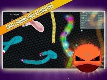 Slither Snake.io - Worm Eater Dash With Masks скриншот 2