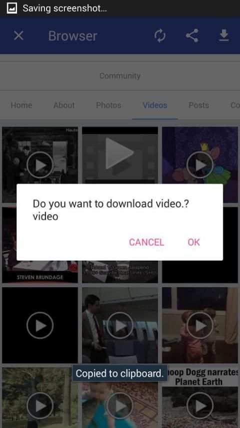 Video downloader for facebook screenshot 2