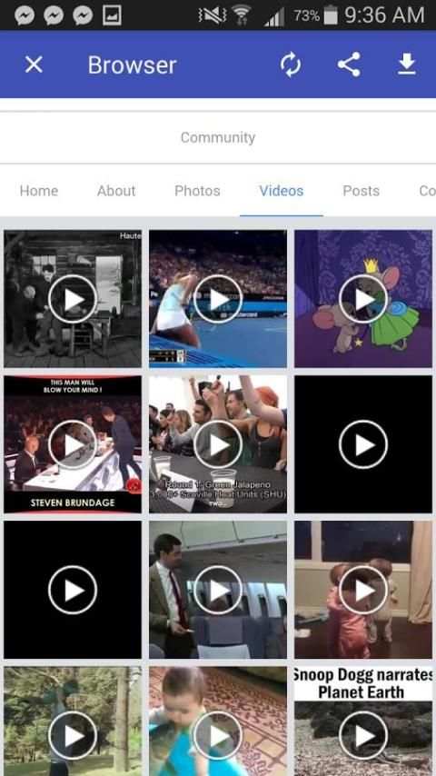 Video downloader for facebook screenshot 1