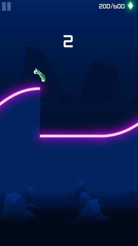 Rider Neon: Racing स्क्रीनशॉट 2