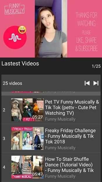 Funny Musically screenshot 2