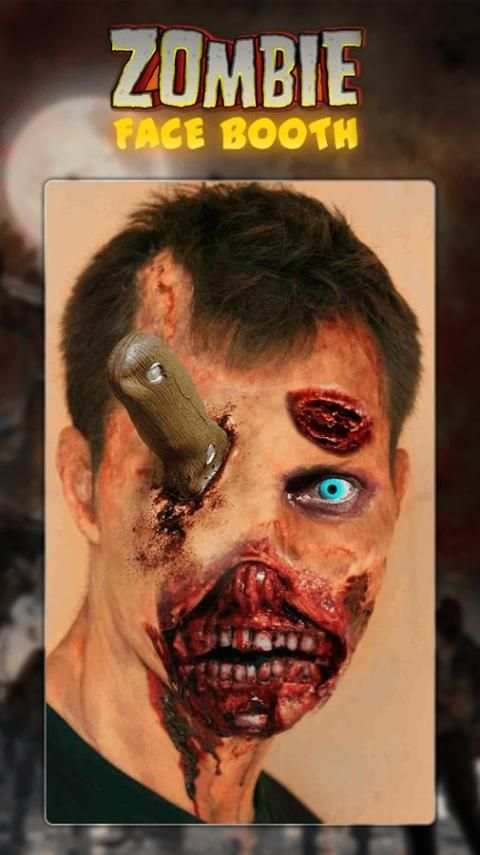 Zombie Face Booth Makeup screenshot 3