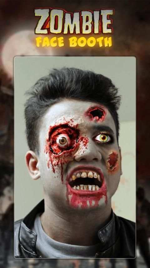 Zombie Face Booth Makeup screenshot 1