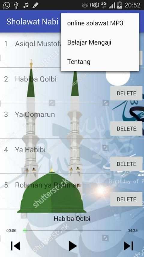Sholawat Nabi Mp3 HD screenshot 1