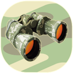 Military Binoculars Telescope: Camera Video आइकन