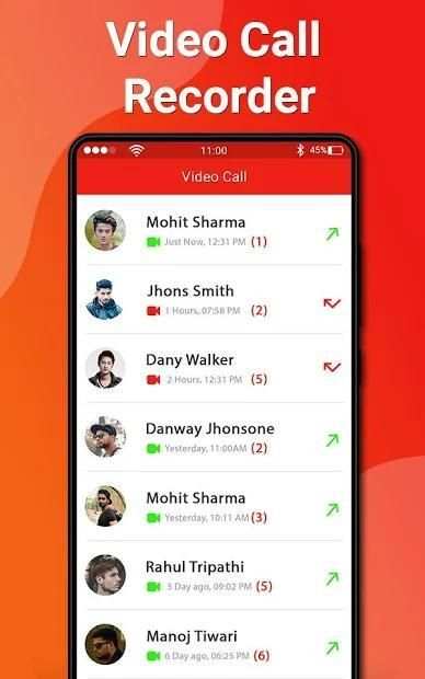 Video Call Recorder - Automatic Call Recorder screenshot 4