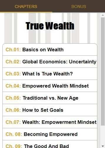 True Wealth screenshot 1