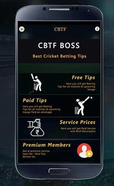 (CBTF ) Cricket Betting Tips for By King स्क्रीनशॉट 5