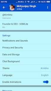Kimbho messenger : Swadeshi App screenshot 1