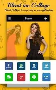 Blend Me Photo Collage Editor : Dual Exposure screenshot 1