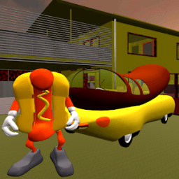 ikon Hello Sausage Neighbor. Hot Dog Run Escape 3D