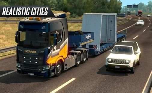 Euro Truck Driving 2018 स्क्रीनशॉट 2