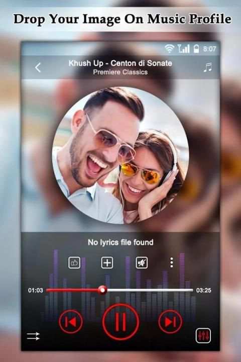 My Photo On Music Player screenshot 1