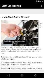 Learn Car Repairing screenshot 15