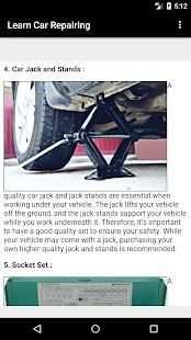 Learn Car Repairing screenshot 14