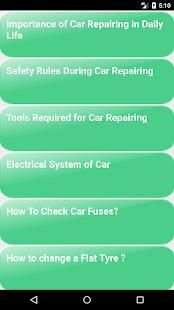 Learn Car Repairing screenshot 2