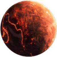 3D Flame doom planet live wallpaper