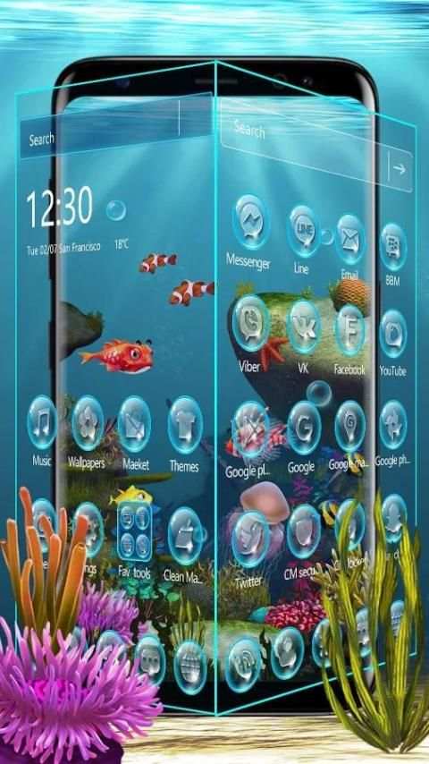 Sea world 3D Fish Theme screenshot 3