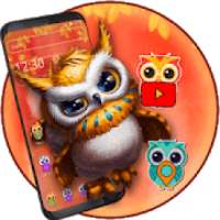 Cute Animated Owl Theme