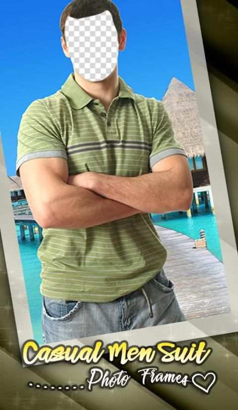 Casual Men Suit Photo Frames screenshot 2