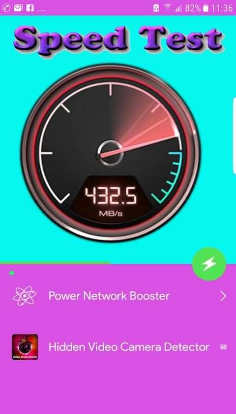 Speedtest-Wifi Analyzer screenshot 2