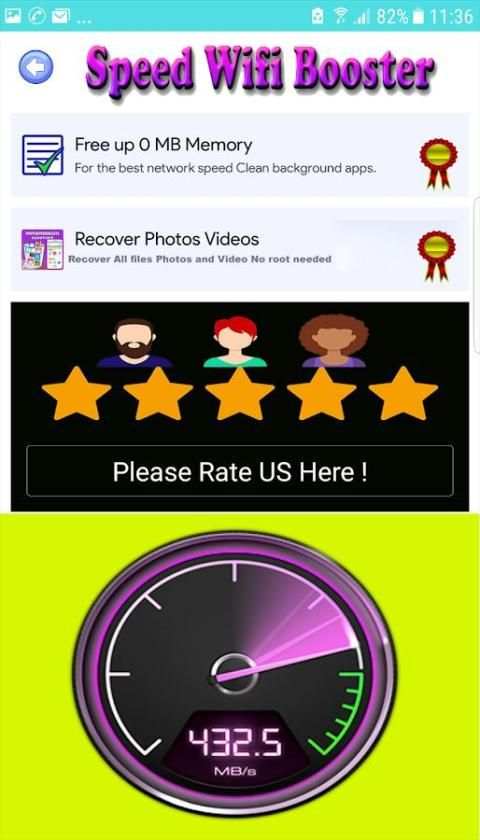 Speedtest-Wifi Analyzer screenshot 1