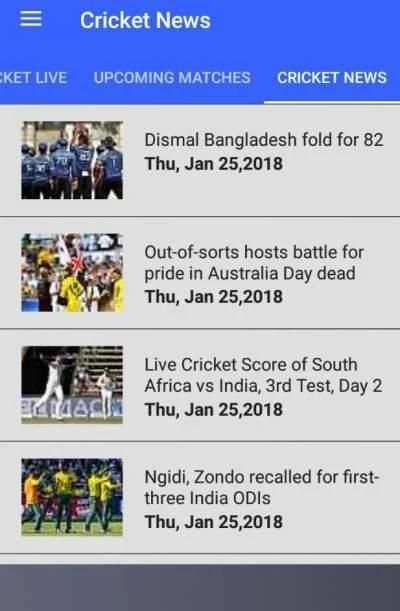 Cricket Buzz screenshot 3