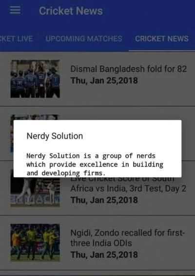 Cricket Buzz screenshot 1