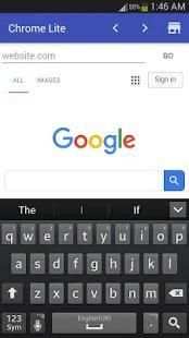 Chrome Lite screenshot 2