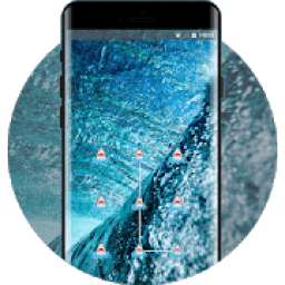 ikon undersea blue sailing lock theme