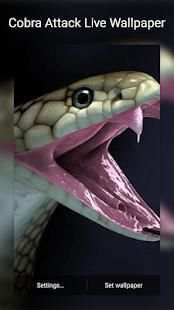 Cobra Attack Live Wallpaper screenshot 2