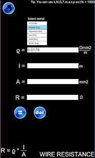 Complex Electric Calculator screenshot 1