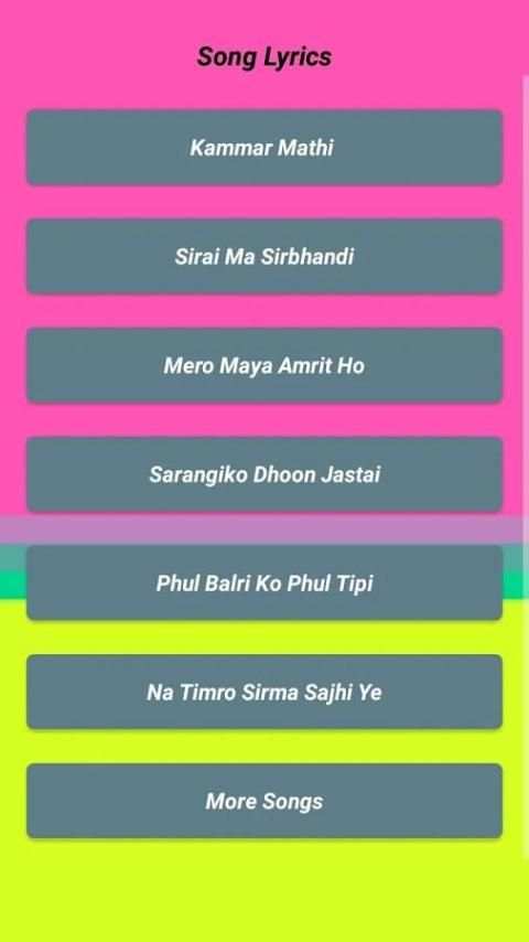 Melina Rai Songs Lyrics 1 تصوير الشاشة