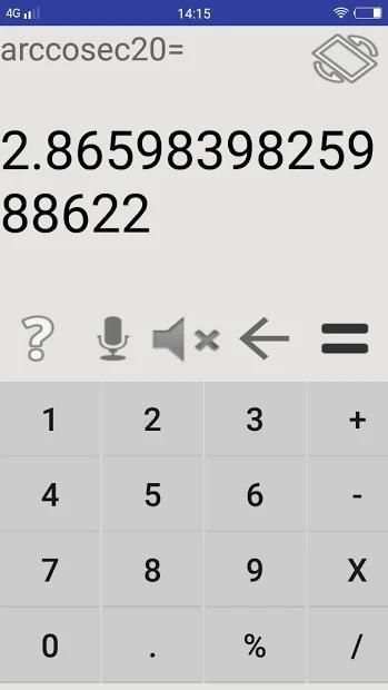 Speaking Calculator screenshot 2