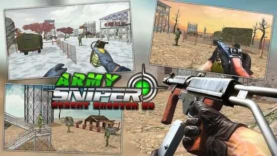 Army Sniper Desert 3D Shooter screenshot 1