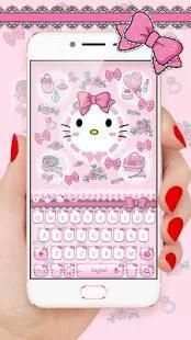 Tema Kitty Pink Kitty screenshot 3