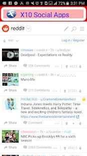X10 Social Apps screenshot 3