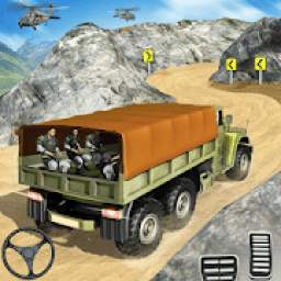 Offroad US Army Vehicle Driving