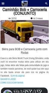 Skins World Truck Driving Simulator - WTDS screenshot 4