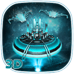 3D Spaceship Galaxy Launcher आइकन