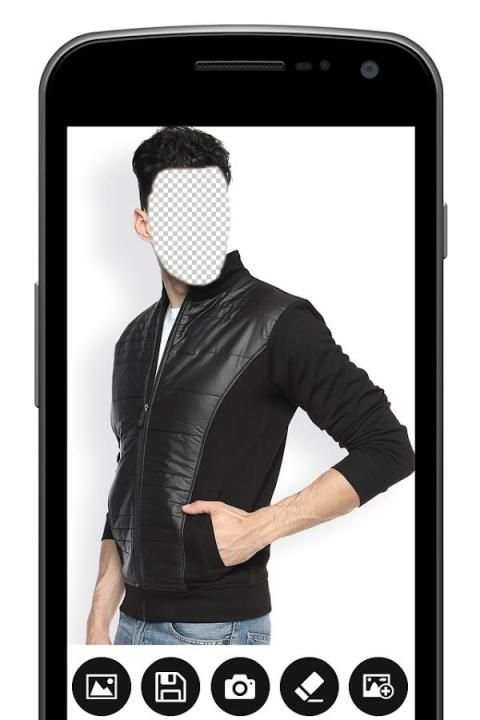 Winter Jacket Men Photo Editor screenshot 2