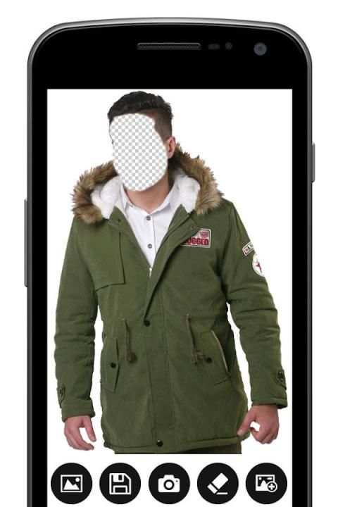 Winter Jacket Men Photo Editor screenshot 4