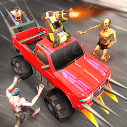 Real Zombie Rush Car Drift – Zombie Survival Games icon