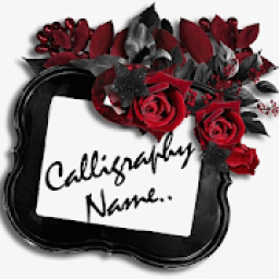 Calligraphy Name Art, Text Art - Photo Editor App आइकन