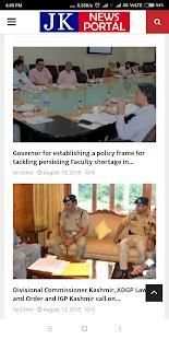JK News Portal Mobile App स्क्रीनशॉट 1