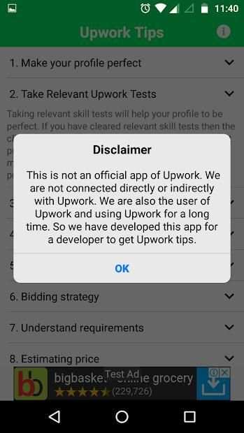 Upwork Tips screenshot 1