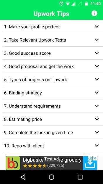 Upwork Tips screenshot 3