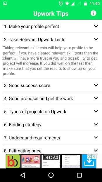 Upwork Tips screenshot 2