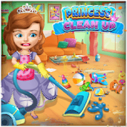 Princess Sofia Cleaning Home आइकन
