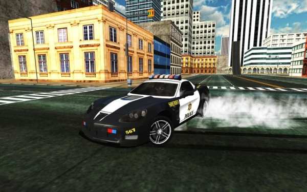 Police Car Drift Driving Simulator screenshot 2